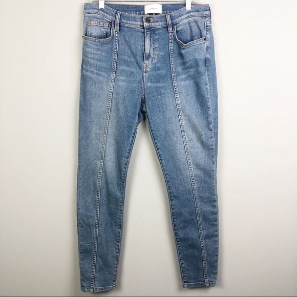 CURRENT/ELLIOTT | Stiletto Seamed High Waist Ankle Skinny Jeans Women’s Size 32 - Picture 3 of 12